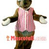 Flight Attendant Squirrel Mascot Costume