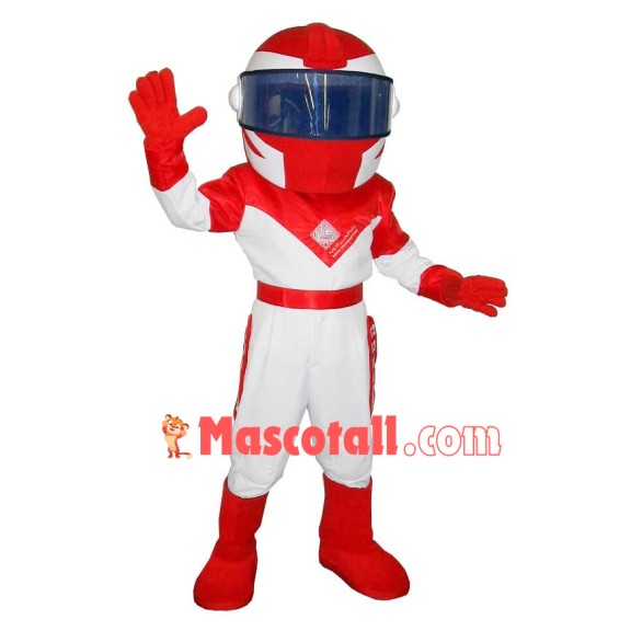 Handsome Racer of The International Competition Mascot Costume