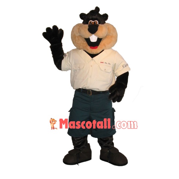 Smart Researcher Squirrel Mascot Costume