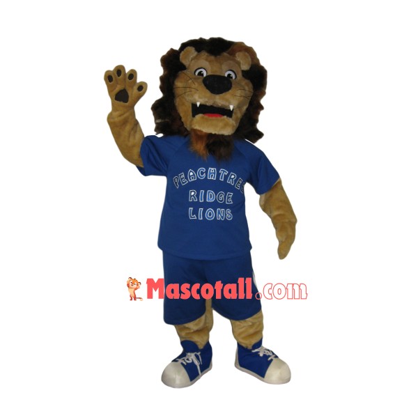 Sport Lion of The Rugby Team Mascot Costume