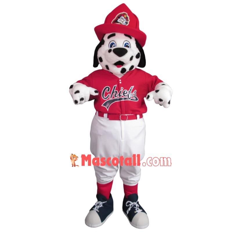 Capable Dalmatian As Administrator Mascot Costume