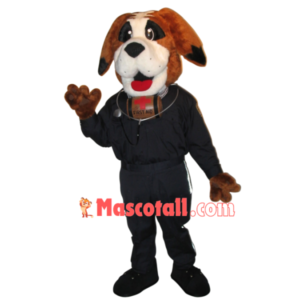 Emergency Doctor Dog In Hospital Mascot Costume
