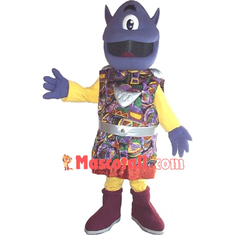 Single-eyed Monster In National Costume Mascot Costume