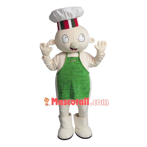 Careful Restaurant Apprentice Mascot Costume
