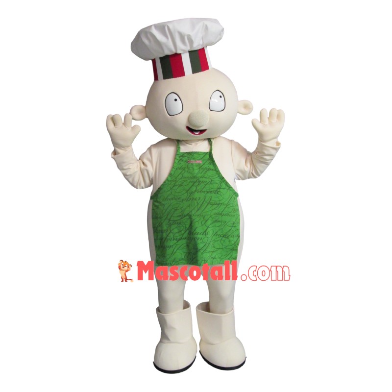 Careful Restaurant Apprentice Mascot Costume