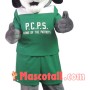 Gray Dog of The Patriot School Mascot Costume