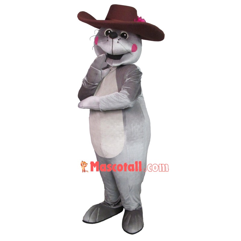 Performing Sea Lion On The Beach Mascot Costume
