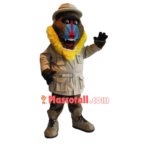 Leader Explorer Ape Mascot Costume