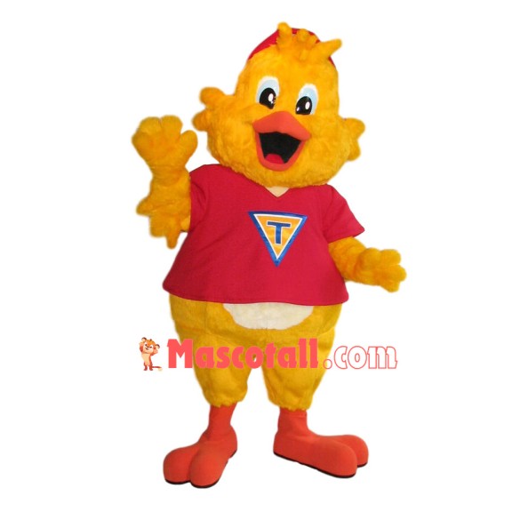 Stout Chicken Mascot Plush Costume