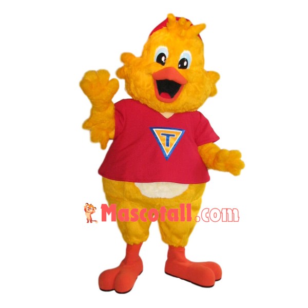 Stout Chicken Mascot Plush Costume
