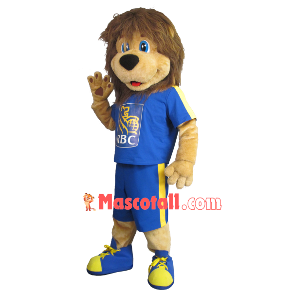 Lively Player Little Lion Mascot Costume