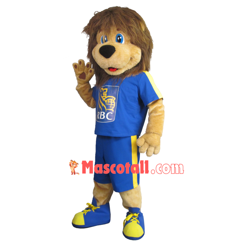 Lively Player Little Lion Mascot Costume