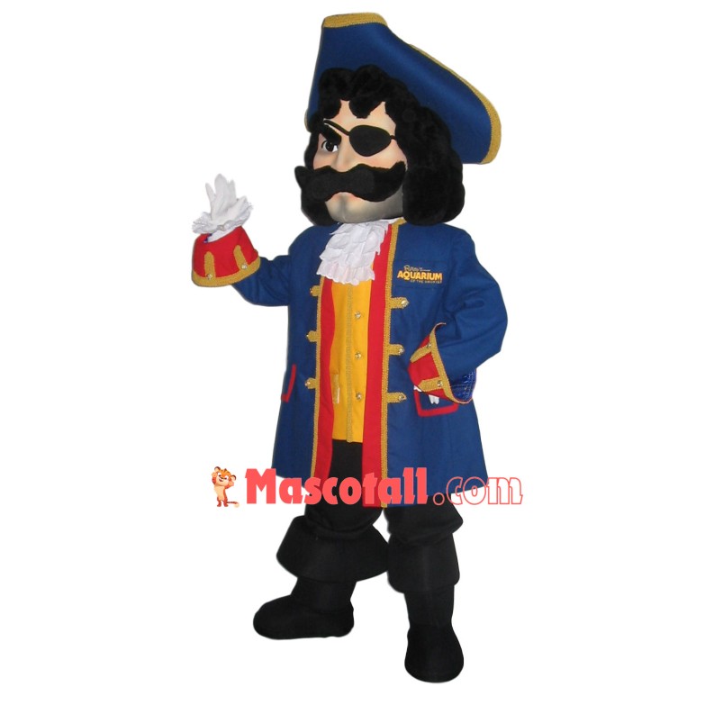 One-eyed Pirate Exploring The Ocean Mascot Costume