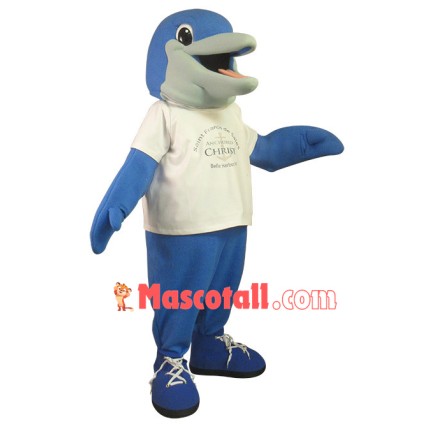Purified Religious Dolphin Mascot Costume