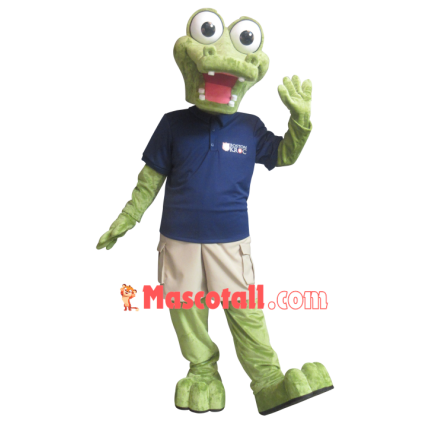 Frog Colonel In The Corps Center Mascot Costume