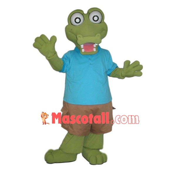 Neat Army Commander Frog Mascot Costume