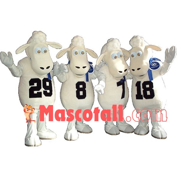 United Sheep of Team Mascot Costume