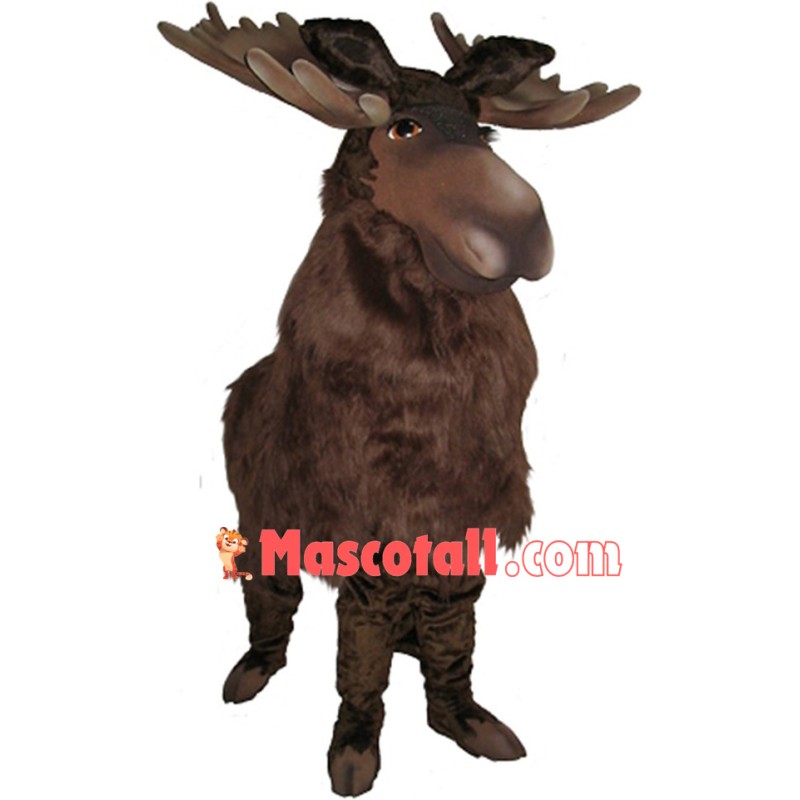 Long Fur Reindeer Mascot Customized Costume