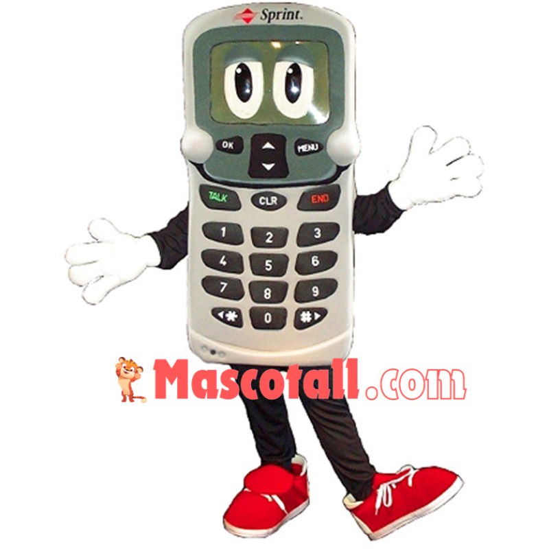 Vintage Phone Mascot Costume For Communications Company