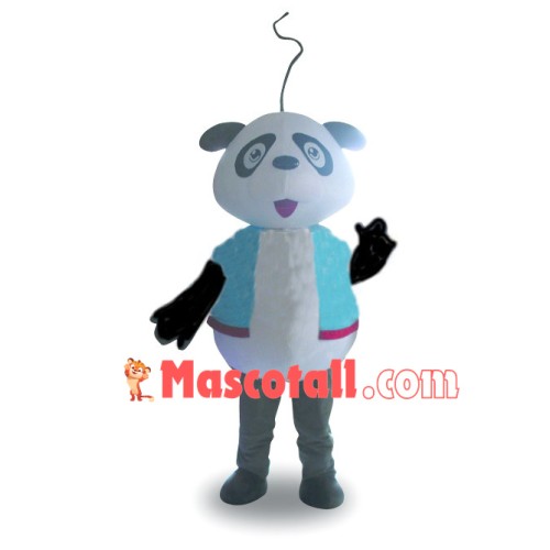 Funny Line Panda Mascot Costume