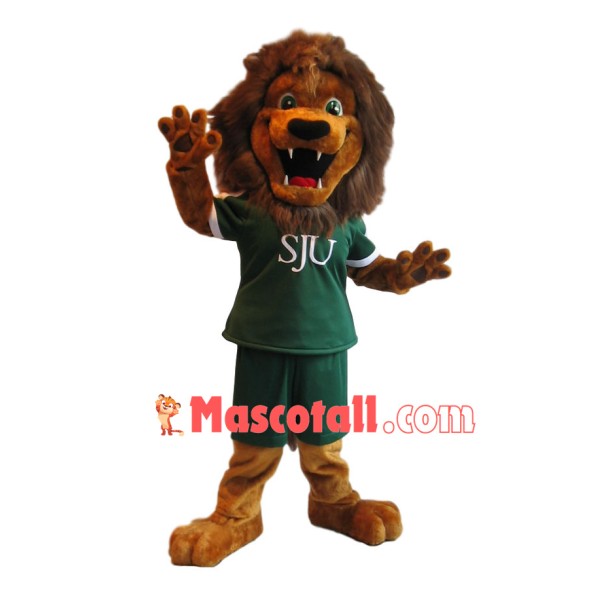 University Sport Lion Mascot Costume