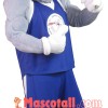 Smiling Sport Muscular Man Mascot Costume