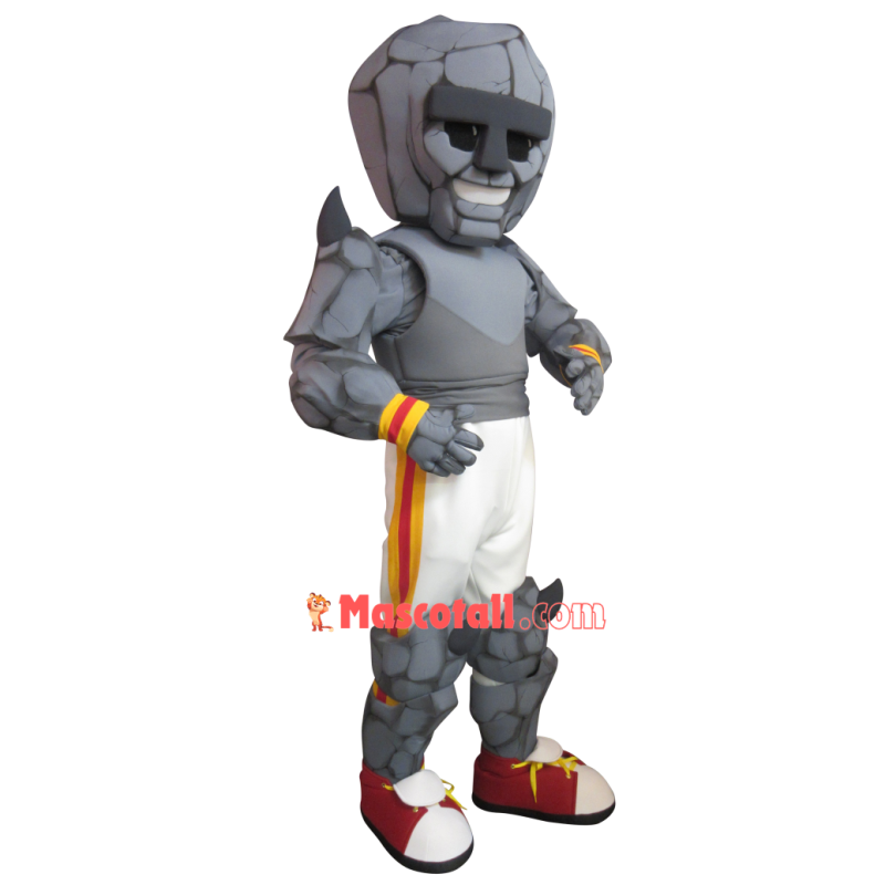 Unbreakable Hard Rock Man Mascot Costume