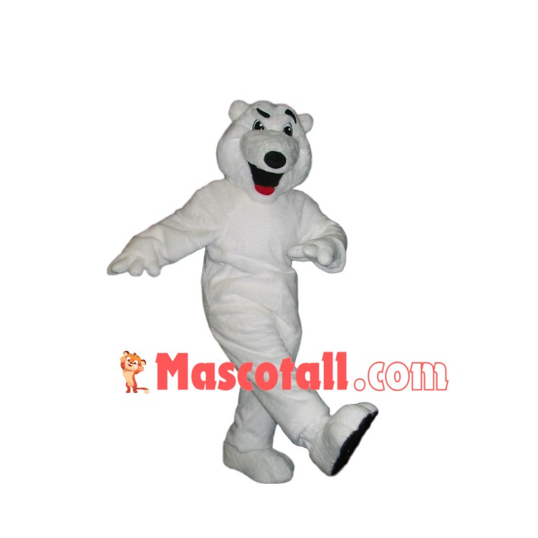 Positive Step Polar Bear Mascot Costume