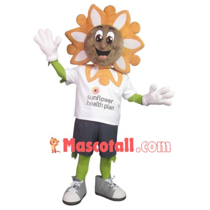 Splendid Sunflower of The Health Center Mascot Costume
