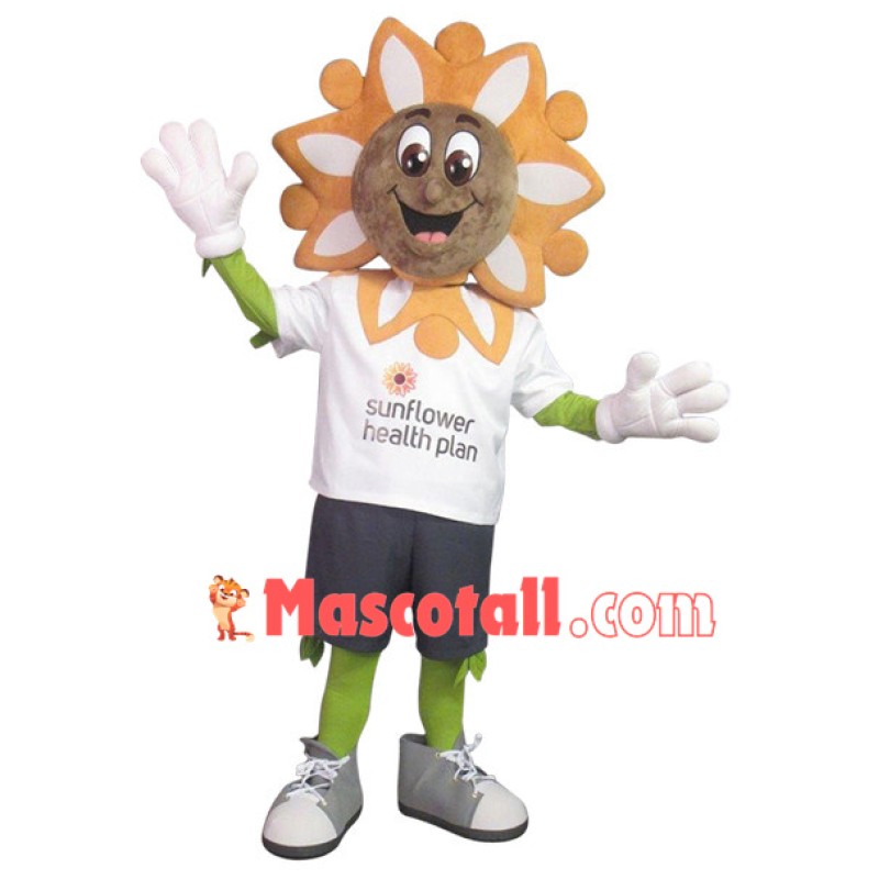 Splendid Sunflower of The Health Center Mascot Costume