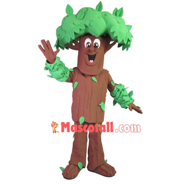 Lush Tree In Spring Mascot Costume