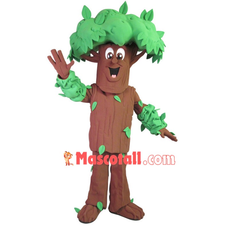 Lush Tree In Spring Mascot Costume