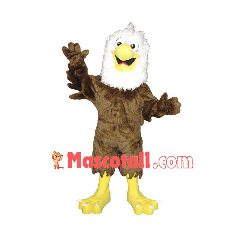 Tousled Little Eagle Mascot Adult Costume