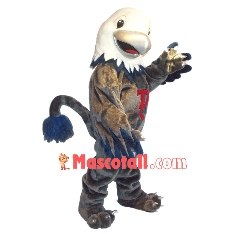 Special Silver-billed Eagle With Tail Mascot Costume