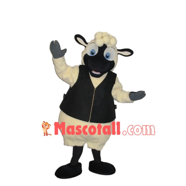 Thoughtful Sheep Manager Mascot Soft Costume