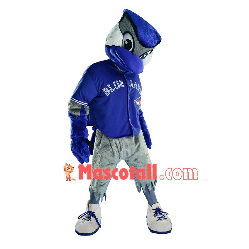 Baseball Player Bird Of The Blue Jays Mascot Costume