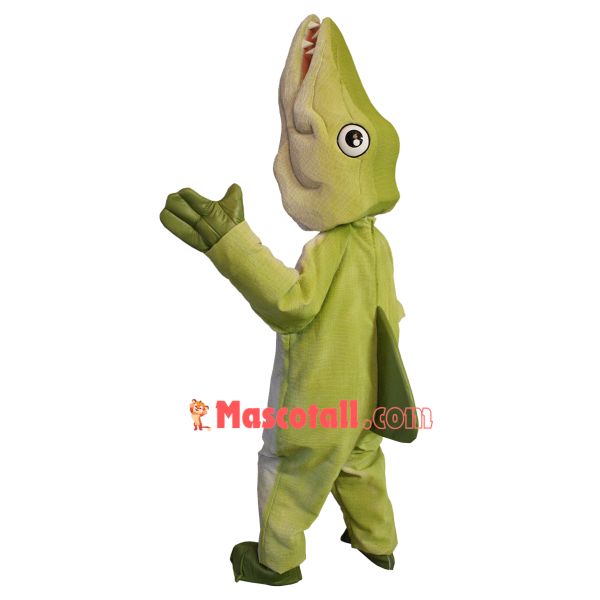 Concealed Crocodile In Predator Pose Mascot Costume
