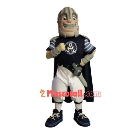 Victorious Soldier With Sword Mascot Costume