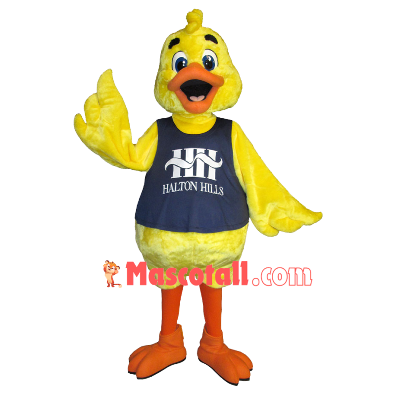 Adult Yellow Duck Mascot Customized Costume