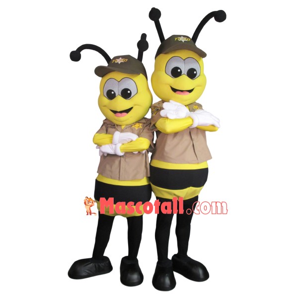 One Pair of Inspector Bees Mascot Costume