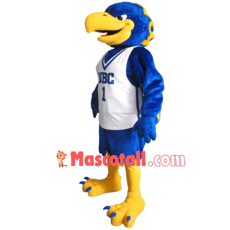 Majestic Blue Eagle Of The University Mascot Costume