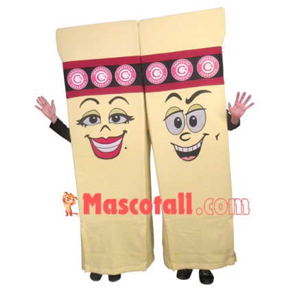 One Pair of Thick Chopsticks Mascot Costume