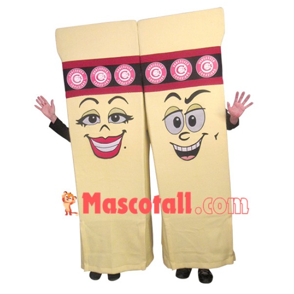 One Pair of Thick Chopsticks Mascot Costume