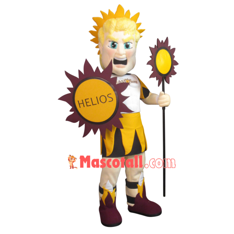 Blue Eyes Sun God Mascot Costume