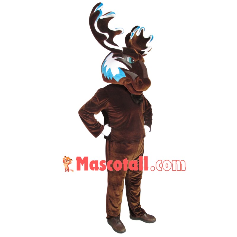 Special Breed of Painted Moose Mascot Costume