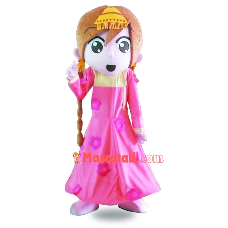 Halloween Pretty Girl Mascot Costume
