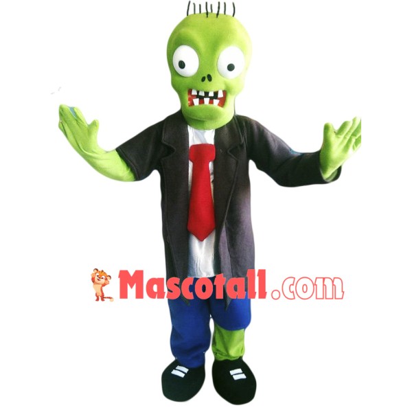 Cartoon Zombie of The Game Mascot Costume