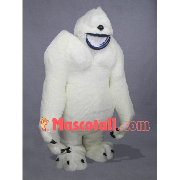 Eyeless Snow Mountain Hair Monster Mascot Costume