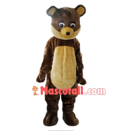Wreainess Brown Bear Mascot Costume