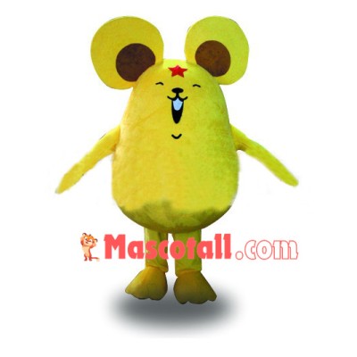 Pentagram Cartoon Gopher Mascot Costume
